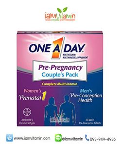 One A Day Men's & Women's Pre-Pregnancy Multivitamin วิตามินรวม ก่อนตั้งครรภ์
